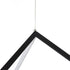 kelvo® KIBOO KLV-101-0261 Κρεμαστό Φωτιστικό Οροφής LED 36W 3600lm 360° AC 220-240V IP20 Ρυθμιζόμενο Λευκό CCT με Χειριστήριο από 2700K έως 6000K Dimmable - Lumileds SMD Chip - Μαύρο Ματ - Μ40 x Π40 x Υ40cm - 3 Χρόνια Εγγύηση