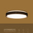 kelvo® BARCHETTA KLV-101-0265-V2 Φωτιστικό Οροφής LED 72W 7200lm 120° AC 220-240V IP20 Ρυθμιζόμενο Λευκό CCT με Χειριστήριο από 2700K έως 6000K Dimmable - Lumileds SMD Chip - Μαύρο Ματ - Μ48 x Π48 x Υ8.2cm - 3 Χρόνια Εγγύηση
