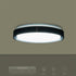 kelvo® BARCHETTA KLV-101-0265-V2 Φωτιστικό Οροφής LED 72W 7200lm 120° AC 220-240V IP20 Ρυθμιζόμενο Λευκό CCT με Χειριστήριο από 2700K έως 6000K Dimmable - Lumileds SMD Chip - Μαύρο Ματ - Μ48 x Π48 x Υ8.2cm - 3 Χρόνια Εγγύηση