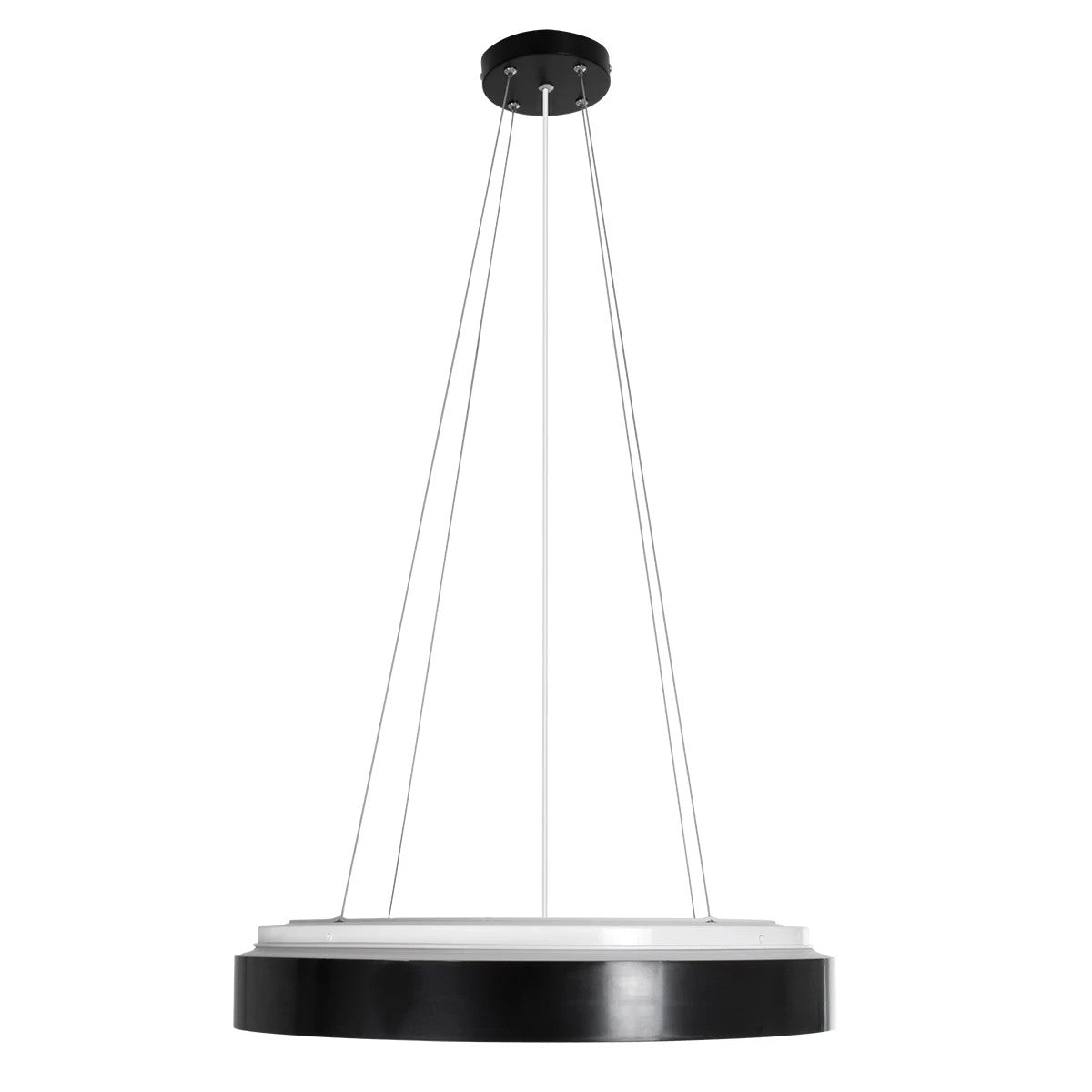 kelvo® BARCHETTA KLV-101-0265-V2 Φωτιστικό Οροφής LED 72W 7200lm 120° AC 220-240V IP20 Ρυθμιζόμενο Λευκό CCT με Χειριστήριο από 2700K έως 6000K Dimmable - Lumileds SMD Chip - Μαύρο Ματ - Μ48 x Π48 x Υ8.2cm - 3 Χρόνια Εγγύηση