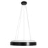 kelvo® BARCHETTA KLV-101-0265-V2 Φωτιστικό Οροφής LED 72W 7200lm 120° AC 220-240V IP20 Ρυθμιζόμενο Λευκό CCT με Χειριστήριο από 2700K έως 6000K Dimmable - Lumileds SMD Chip - Μαύρο Ματ - Μ48 x Π48 x Υ8.2cm - 3 Χρόνια Εγγύηση