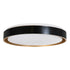 kelvo® BARCHETTA KLV-101-0266 Κρεμαστό Φωτιστικό Οροφής LED 72W 7200lm 120° AC 220-240V IP20 Ρυθμιζόμενο Λευκό CCT με Χειριστήριο από 2700K έως 6000K Dimmable - Lumileds SMD Chip - Μαύρο & Σαμπανιζέ Χρυσό Ματ - Μ48 x Π48 x Υ8.2cm - 3 Χρόνια Εγγύηση