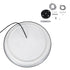kelvo® BARCHETTA KLV-101-0266 Κρεμαστό Φωτιστικό Οροφής LED 72W 7200lm 120° AC 220-240V IP20 Ρυθμιζόμενο Λευκό CCT με Χειριστήριο από 2700K έως 6000K Dimmable - Lumileds SMD Chip - Μαύρο & Σαμπανιζέ Χρυσό Ματ - Μ48 x Π48 x Υ8.2cm - 3 Χρόνια Εγγύηση