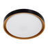 kelvo® BARCHETTA KLV-101-0266-V2 Φωτιστικό Οροφής LED 72W 7200lm 120° AC 220-240V IP20 Ρυθμιζόμενο Λευκό CCT με Χειριστήριο από 2700K έως 6000K Dimmable - Lumileds SMD Chip - Μαύρο & Σαμπανιζέ Χρυσό Ματ - Μ48 x Π48 x Υ8.2cm - 3 Χρόνια Εγγύηση