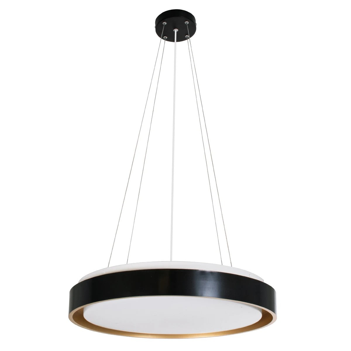 kelvo® BARCHETTA KLV-101-0266-V2 Φωτιστικό Οροφής LED 72W 7200lm 120° AC 220-240V IP20 Ρυθμιζόμενο Λευκό CCT με Χειριστήριο από 2700K έως 6000K Dimmable - Lumileds SMD Chip - Μαύρο & Σαμπανιζέ Χρυσό Ματ - Μ48 x Π48 x Υ8.2cm - 3 Χρόνια Εγγύηση