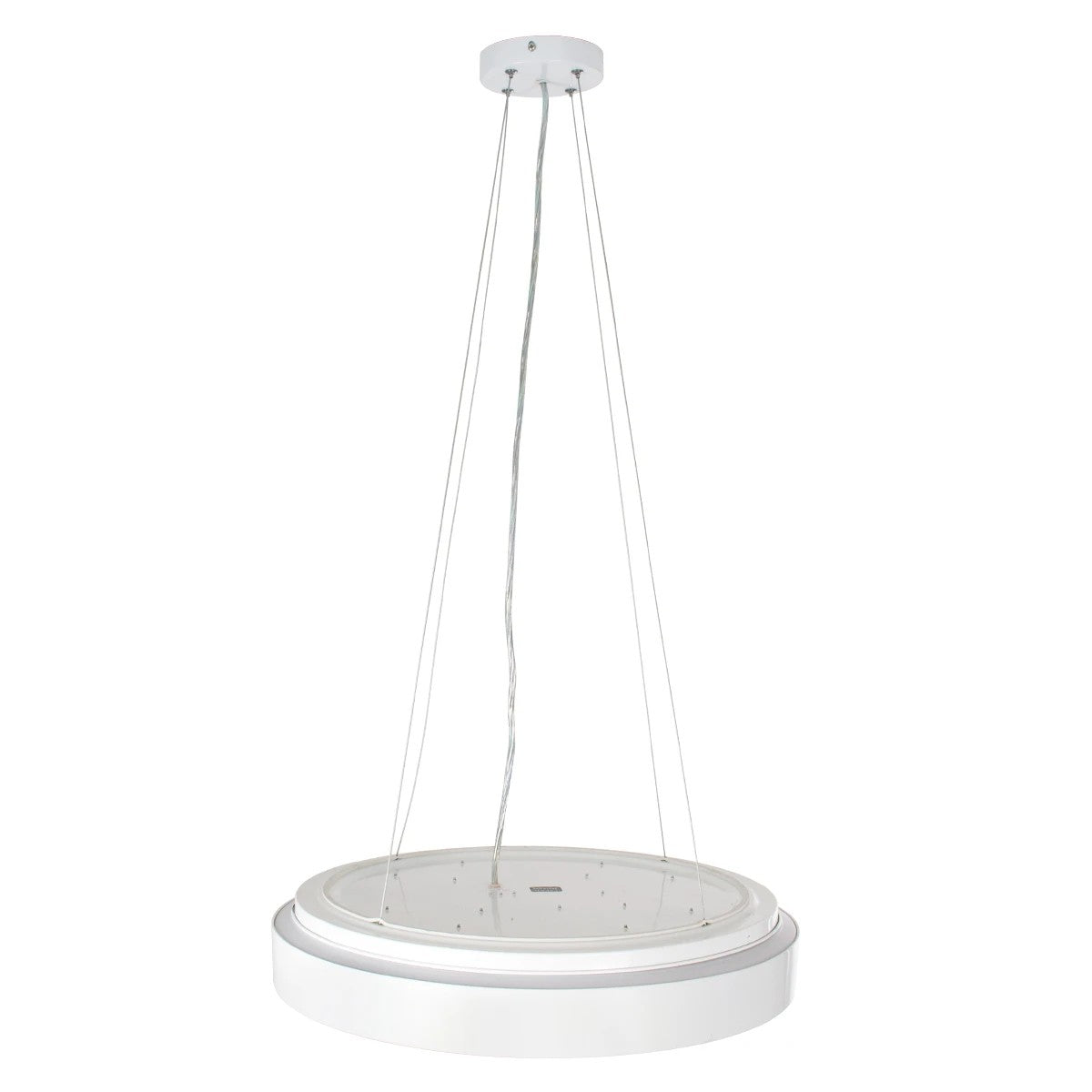 kelvo® BARCHETTA KLV-101-0267 Κρεμαστό Φωτιστικό Οροφής LED 72W 7200lm 120° AC 220-240V IP20 Ρυθμιζόμενο Λευκό CCT με Χειριστήριο από 2700K έως 6000K Dimmable - Lumileds SMD Chip - Λευκό & Σαμπανιζέ Χρυσό Ματ - Μ48 x Π48 x Υ8.2cm - 3 Χρόνια Εγγύηση