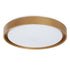 kelvo® BARCHETTA KLV-101-0268-V2 Φωτιστικό Οροφής LED 72W 7200lm 120° AC 220-240V IP20 Ρυθμιζόμενο Λευκό CCT με Χειριστήριο από 2700K έως 6000K Dimmable - Lumileds SMD Chip - Σαμπανιζέ Χρυσό Ματ - Μ48 x Π48 x Υ8.2cm - 3 Χρόνια Εγγύηση