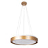 kelvo® BARCHETTA KLV-101-0268-V2 Φωτιστικό Οροφής LED 72W 7200lm 120° AC 220-240V IP20 Ρυθμιζόμενο Λευκό CCT με Χειριστήριο από 2700K έως 6000K Dimmable - Lumileds SMD Chip - Σαμπανιζέ Χρυσό Ματ - Μ48 x Π48 x Υ8.2cm - 3 Χρόνια Εγγύηση