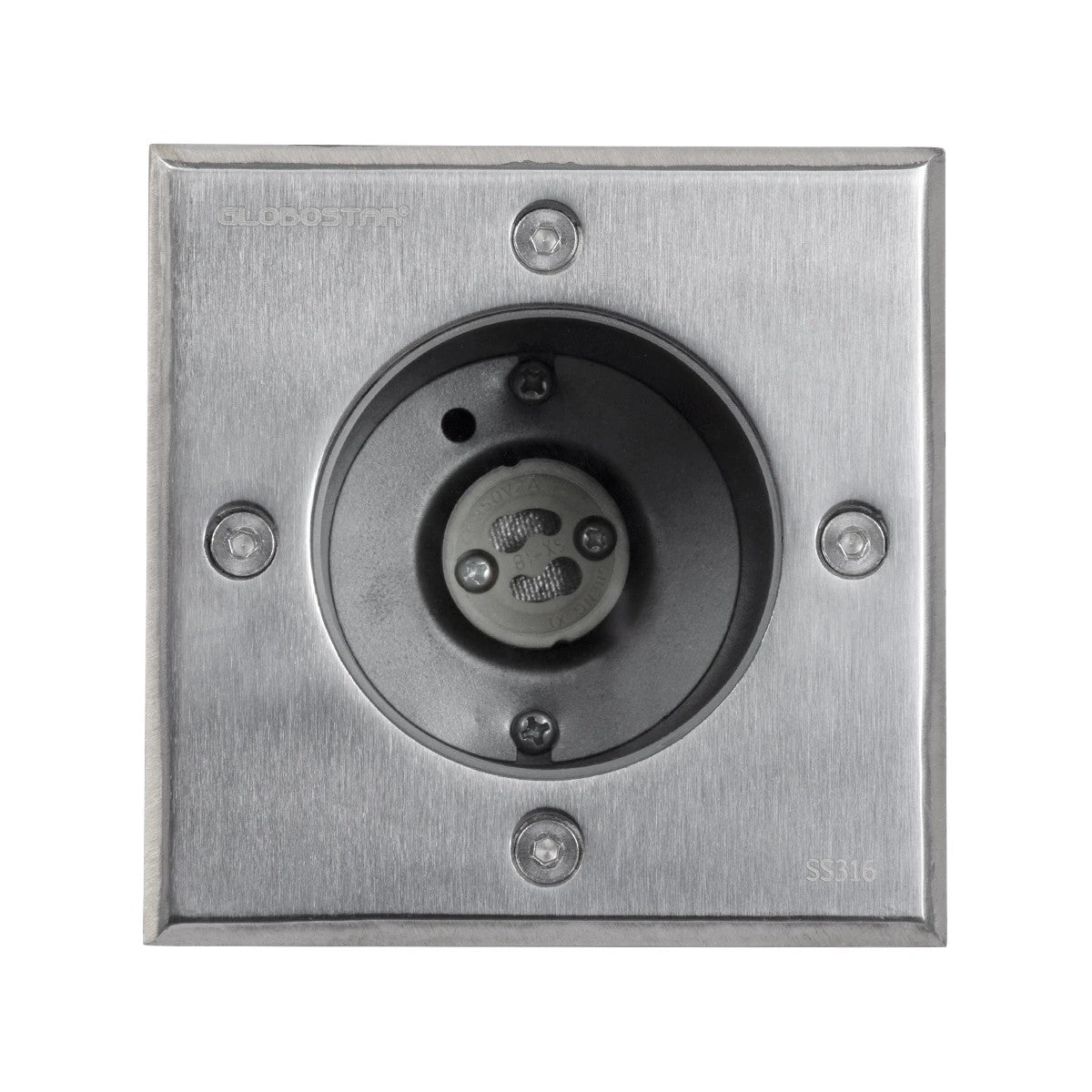 kelvo® KERIA KLV-101-0276 Χωνευτό Φωτιστικό Σποτ Δαπέδου για Λάμπα MR16 με Ντουί GU10 AC 220-240V Αδιάβροχο IP68 IK09 - Ανοξείδωτο Ατσάλι SS316 - Μ11 x Π11 x Υ11.5cm / Q10.4cm