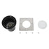kelvo® KERIA KLV-101-0276 Χωνευτό Φωτιστικό Σποτ Δαπέδου για Λάμπα MR16 με Ντουί GU10 AC 220-240V Αδιάβροχο IP68 IK09 - Ανοξείδωτο Ατσάλι SS316 - Μ11 x Π11 x Υ11.5cm / Q10.4cm