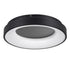 kelvo® SALEM KLV-101-0277 Φωτιστικό Οροφής LED 75W 7500lm 120° AC 220-240V IP20 Ρυθμιζόμενο Λευκό CCT με Χειριστήριο από 2700K έως 6000K Dimmable - Lumileds SMD Chip - Μαύρο Ματ - Μ45 x Π45 x Υ9.5cm - 3 Χρόνια Εγγύηση