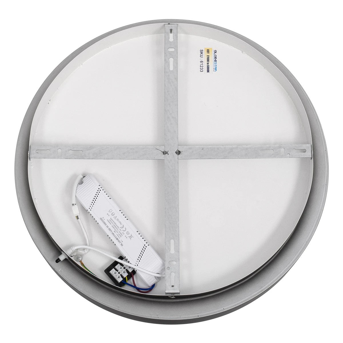 kelvo® SALEM KLV-101-0277 Φωτιστικό Οροφής LED 75W 7500lm 120° AC 220-240V IP20 Ρυθμιζόμενο Λευκό CCT με Χειριστήριο από 2700K έως 6000K Dimmable - Lumileds SMD Chip - Μαύρο Ματ - Μ45 x Π45 x Υ9.5cm - 3 Χρόνια Εγγύηση