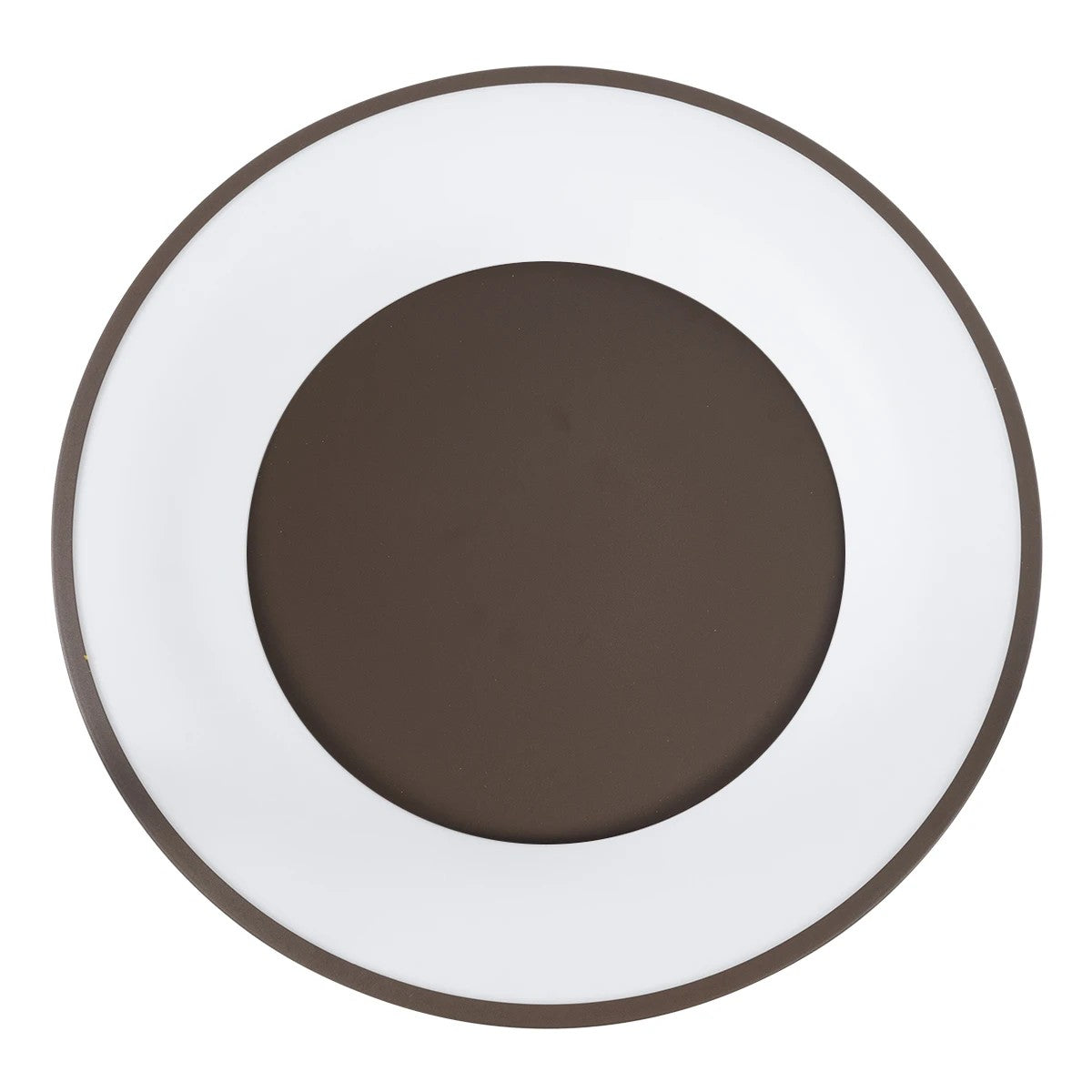 kelvo® SALEM KLV-101-0280 Φωτιστικό Οροφής LED 75W 7500lm 120° AC 220-240V IP20 Ρυθμιζόμενο Λευκό CCT με Χειριστήριο από 2700K έως 6000K Dimmable - Lumileds SMD Chip - Καφέ Ματ - Μ45 x Π45 x Υ9.5cm - 3 Χρόνια Εγγύηση