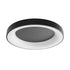 kelvo® SALEM KLV-101-0281 Φωτιστικό Οροφής LED 105W 10500lm 120° AC 220-240V IP20 Ρυθμιζόμενο Λευκό CCT με Χειριστήριο από 2700K έως 6000K Dimmable - Lumileds SMD Chip - Μαύρο Ματ - Μ60 x Π60 x Υ9.5cm - 3 Χρόνια Εγγύηση