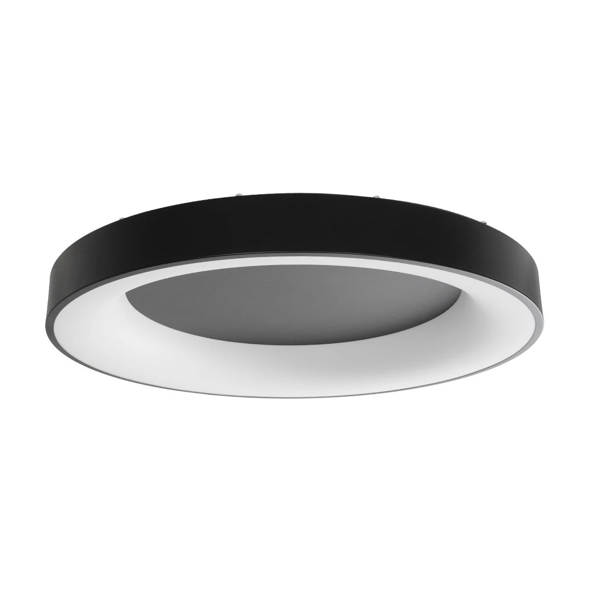 kelvo® SALEM KLV-101-0281 Φωτιστικό Οροφής LED 105W 10500lm 120° AC 220-240V IP20 Ρυθμιζόμενο Λευκό CCT με Χειριστήριο από 2700K έως 6000K Dimmable - Lumileds SMD Chip - Μαύρο Ματ - Μ60 x Π60 x Υ9.5cm - 3 Χρόνια Εγγύηση