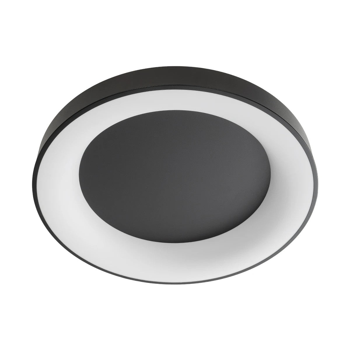 kelvo® SALEM KLV-101-0281 Φωτιστικό Οροφής LED 105W 10500lm 120° AC 220-240V IP20 Ρυθμιζόμενο Λευκό CCT με Χειριστήριο από 2700K έως 6000K Dimmable - Lumileds SMD Chip - Μαύρο Ματ - Μ60 x Π60 x Υ9.5cm - 3 Χρόνια Εγγύηση
