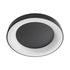 kelvo® SALEM KLV-101-0281 Φωτιστικό Οροφής LED 105W 10500lm 120° AC 220-240V IP20 Ρυθμιζόμενο Λευκό CCT με Χειριστήριο από 2700K έως 6000K Dimmable - Lumileds SMD Chip - Μαύρο Ματ - Μ60 x Π60 x Υ9.5cm - 3 Χρόνια Εγγύηση