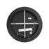 kelvo® SALEM KLV-101-0281 Φωτιστικό Οροφής LED 105W 10500lm 120° AC 220-240V IP20 Ρυθμιζόμενο Λευκό CCT με Χειριστήριο από 2700K έως 6000K Dimmable - Lumileds SMD Chip - Μαύρο Ματ - Μ60 x Π60 x Υ9.5cm - 3 Χρόνια Εγγύηση