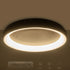 kelvo® SALEM KLV-101-0284 Φωτιστικό Οροφής LED 105W 10500lm 120° AC 220-240V IP20 Ρυθμιζόμενο Λευκό CCT με Χειριστήριο από 2700K έως 6000K Dimmable - Lumileds SMD Chip - Καφέ Ματ - Μ60 x Π60 x Υ9.5cm - 3 Χρόνια Εγγύηση