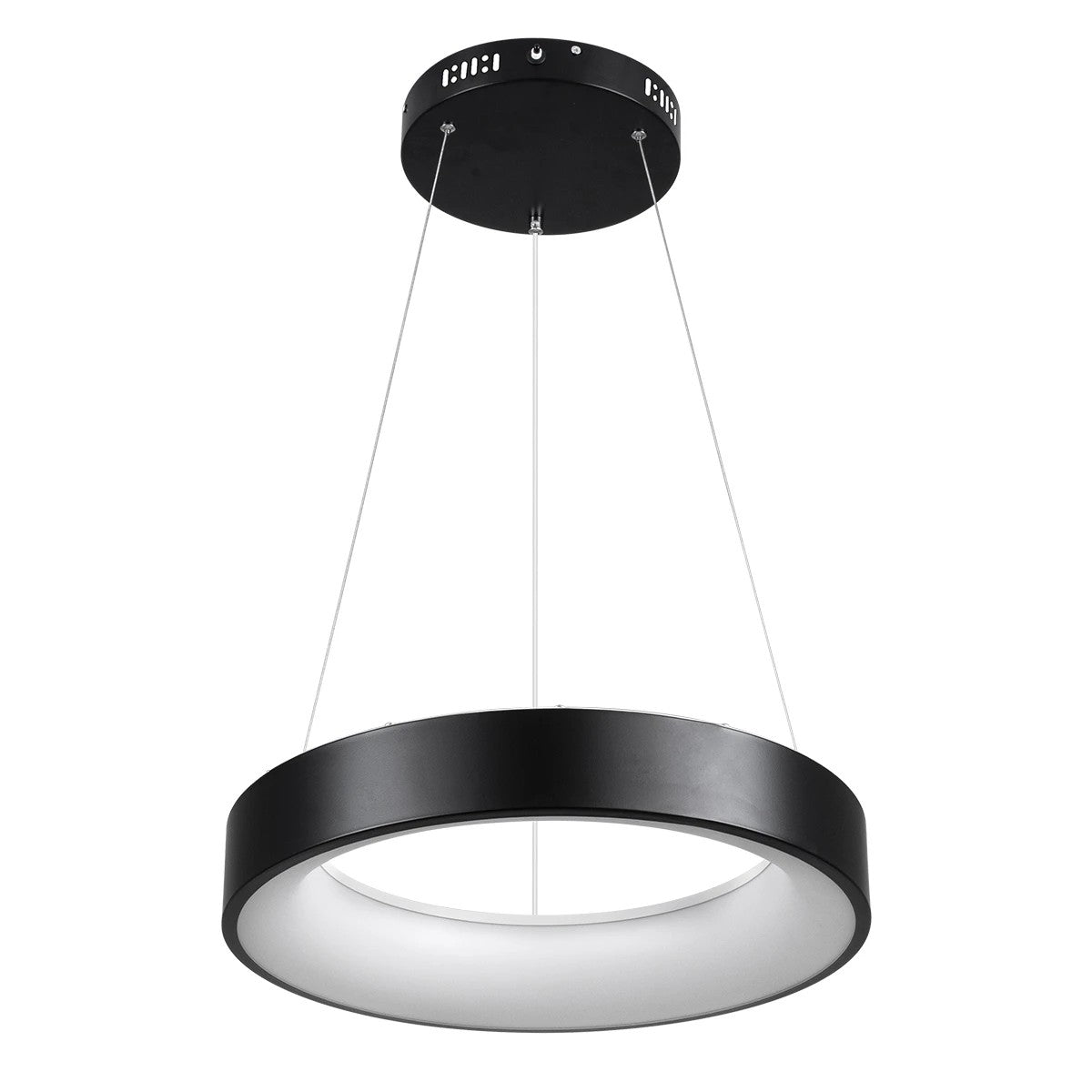 kelvo® SALEM KLV-101-0285 Κρεμαστό Φωτιστικό Οροφής LED 75W 7500lm 120° AC 220-240V IP20 Ρυθμιζόμενο Λευκό CCT με Χειριστήριο από 2700K έως 6000K Dimmable - Lumileds SMD Chip - Μαύρο Ματ - Μ45 x Π45 x Υ6cm - 3 Χρόνια Εγγύηση