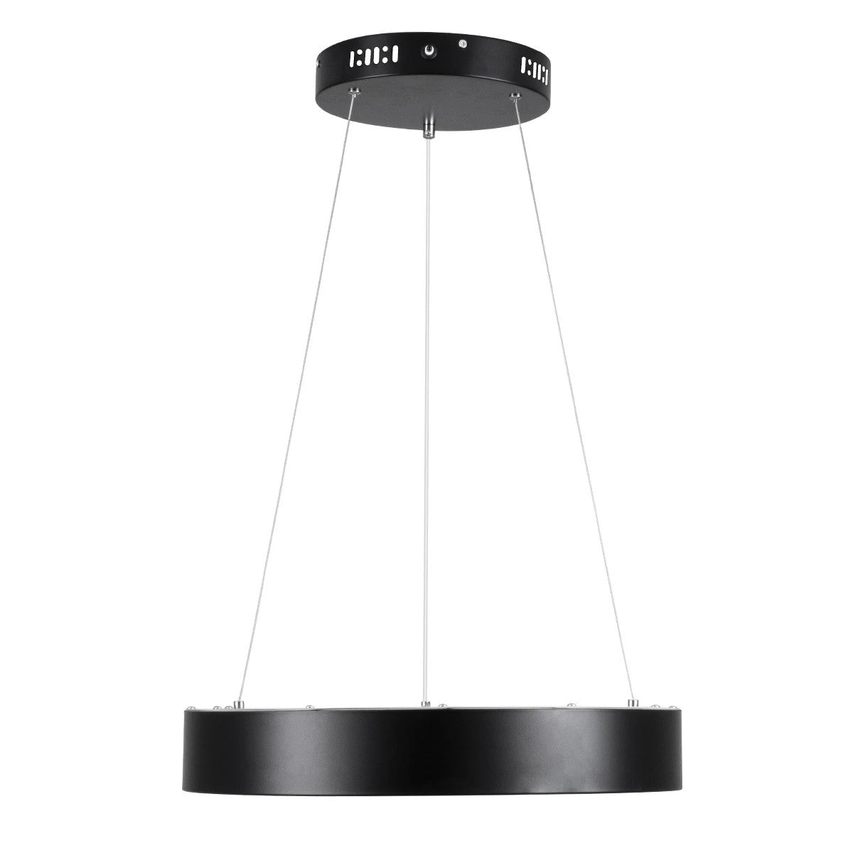 kelvo® SALEM KLV-101-0285 Κρεμαστό Φωτιστικό Οροφής LED 75W 7500lm 120° AC 220-240V IP20 Ρυθμιζόμενο Λευκό CCT με Χειριστήριο από 2700K έως 6000K Dimmable - Lumileds SMD Chip - Μαύρο Ματ - Μ45 x Π45 x Υ6cm - 3 Χρόνια Εγγύηση