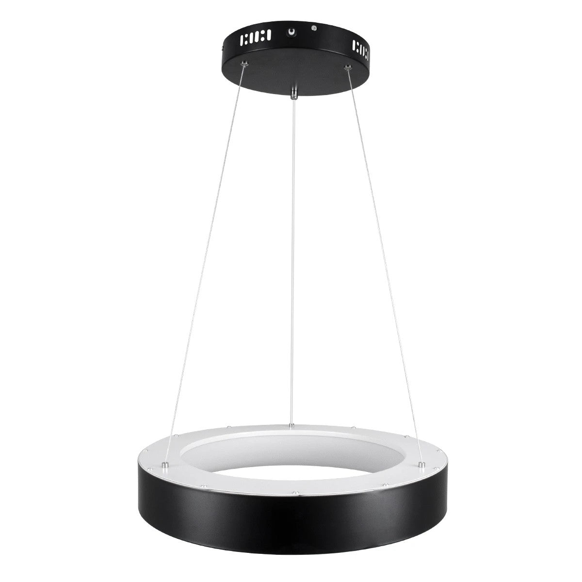 kelvo® SALEM KLV-101-0285 Κρεμαστό Φωτιστικό Οροφής LED 75W 7500lm 120° AC 220-240V IP20 Ρυθμιζόμενο Λευκό CCT με Χειριστήριο από 2700K έως 6000K Dimmable - Lumileds SMD Chip - Μαύρο Ματ - Μ45 x Π45 x Υ6cm - 3 Χρόνια Εγγύηση