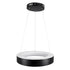 kelvo® SALEM KLV-101-0285 Κρεμαστό Φωτιστικό Οροφής LED 75W 7500lm 120° AC 220-240V IP20 Ρυθμιζόμενο Λευκό CCT με Χειριστήριο από 2700K έως 6000K Dimmable - Lumileds SMD Chip - Μαύρο Ματ - Μ45 x Π45 x Υ6cm - 3 Χρόνια Εγγύηση