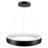kelvo® SALEM KLV-101-0289 Κρεμαστό Φωτιστικό Οροφής LED 105W 10500lm 120° AC 220-240V IP20 Ρυθμιζόμενο Λευκό CCT με Χειριστήριο από 2700K έως 6000K Dimmable - Lumileds SMD Chip - Μαύρο Ματ - Μ60 x Π60 x Υ6cm - 3 Χρόνια Εγγύηση