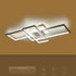kelvo® QUADRA KLV-101-0294 Φωτιστικό Οροφής LED 100W 10000lm 120° AC 220-240V IP20 Ρυθμιζόμενο Λευκό CCT με Χειριστήριο από 2700K έως 6000K Dimmable - Lumileds SMD Chip - Λευκό Ματ - Μ85 x Π45 x Υ9cm - 3 Χρόνια Εγγύηση