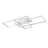 kelvo® QUADRA KLV-101-0294 Φωτιστικό Οροφής LED 100W 10000lm 120° AC 220-240V IP20 Ρυθμιζόμενο Λευκό CCT με Χειριστήριο από 2700K έως 6000K Dimmable - Lumileds SMD Chip - Λευκό Ματ - Μ85 x Π45 x Υ9cm - 3 Χρόνια Εγγύηση