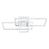 kelvo® QUADRA KLV-101-0294 Φωτιστικό Οροφής LED 100W 10000lm 120° AC 220-240V IP20 Ρυθμιζόμενο Λευκό CCT με Χειριστήριο από 2700K έως 6000K Dimmable - Lumileds SMD Chip - Λευκό Ματ - Μ85 x Π45 x Υ9cm - 3 Χρόνια Εγγύηση