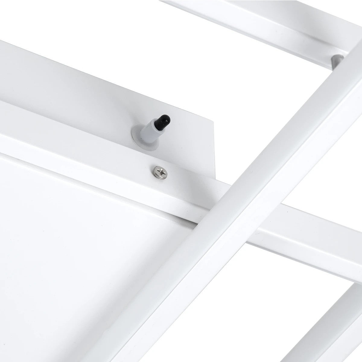 kelvo® QUADRA KLV-101-0294 Φωτιστικό Οροφής LED 100W 10000lm 120° AC 220-240V IP20 Ρυθμιζόμενο Λευκό CCT με Χειριστήριο από 2700K έως 6000K Dimmable - Lumileds SMD Chip - Λευκό Ματ - Μ85 x Π45 x Υ9cm - 3 Χρόνια Εγγύηση