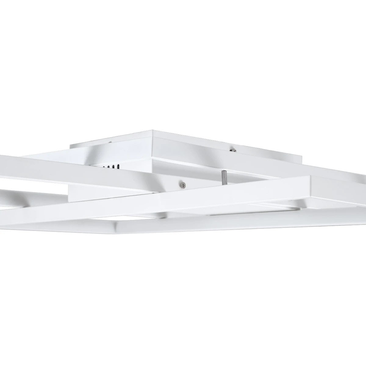 kelvo® QUADRA KLV-101-0294 Φωτιστικό Οροφής LED 100W 10000lm 120° AC 220-240V IP20 Ρυθμιζόμενο Λευκό CCT με Χειριστήριο από 2700K έως 6000K Dimmable - Lumileds SMD Chip - Λευκό Ματ - Μ85 x Π45 x Υ9cm - 3 Χρόνια Εγγύηση