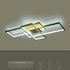 kelvo® QUADRA KLV-101-0295 Φωτιστικό Οροφής LED 100W 10000lm 120° AC 220-240V IP20 Ρυθμιζόμενο Λευκό CCT με Χειριστήριο από 2700K έως 6000K Dimmable - Lumileds SMD Chip - Σαμπανιζέ Χρυσό Ματ - Μ85 x Π45 x Υ9cm - 3 Χρόνια Εγγύηση