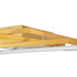 kelvo® QUADRA KLV-101-0295 Φωτιστικό Οροφής LED 100W 10000lm 120° AC 220-240V IP20 Ρυθμιζόμενο Λευκό CCT με Χειριστήριο από 2700K έως 6000K Dimmable - Lumileds SMD Chip - Σαμπανιζέ Χρυσό Ματ - Μ85 x Π45 x Υ9cm - 3 Χρόνια Εγγύηση