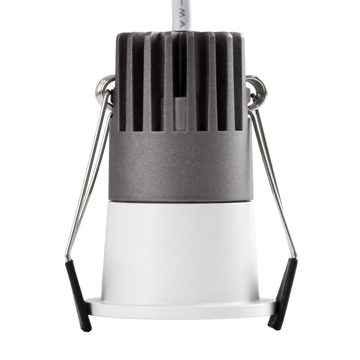 kelvo® DOT KLV-101-0301 Χωνευτό Φωτιστικό Downlight Σποτ LED 5W 625lm 38° AC 220-240V IP20 Θερμό Λευκό 2700K - Bridgelux COB Chip & TÜV SÜD Driver - Λευκό Ματ - Μ4 x Π4 x Υ5.9cm / Q3.5cm - 5 Χρόνια Εγγύηση