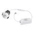 kelvo® DOT KLV-101-0301 Χωνευτό Φωτιστικό Downlight Σποτ LED 5W 625lm 38° AC 220-240V IP20 Θερμό Λευκό 2700K - Bridgelux COB Chip & TÜV SÜD Driver - Λευκό Ματ - Μ4 x Π4 x Υ5.9cm / Q3.5cm - 5 Χρόνια Εγγύηση