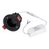kelvo® LEO KLV-101-0311 Χωνευτό Κινούμενο Φωτιστικό Downlight Σποτ με Honeycomb Anti-Glare Reflector LED 10W 1250lm 38° AC 220-240V IP20 Θερμό Λευκό 2700K - Bridgelux COB Chip & TÜV SÜD Driver - Μαύρο Ματ - Μ8.5 x Π8.5 x Υ6.6cm / Q7.5cm - 5 Χρόνια Εγγύηση