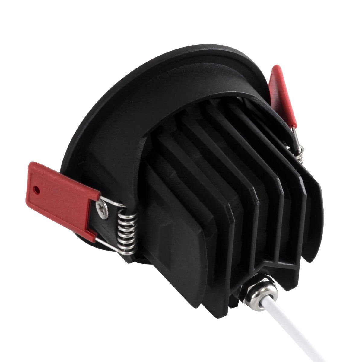kelvo® LEO KLV-101-0314 Χωνευτό Κινούμενο Φωτιστικό Downlight Σποτ με Honeycomb Anti-Glare Reflector LED 10W 1300lm 38° AC 220-240V IP20 Φυσικό Λευκό 4500K - Bridgelux COB Chip & TÜV SÜD Driver - Μαύρο Ματ - Μ8.5 x Π8.5 x Υ6.6cm / Q7.5cm - 5 Χρόνια Εγγ...