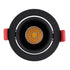 kelvo® LEO KLV-101-0314 Χωνευτό Κινούμενο Φωτιστικό Downlight Σποτ με Honeycomb Anti-Glare Reflector LED 10W 1300lm 38° AC 220-240V IP20 Φυσικό Λευκό 4500K - Bridgelux COB Chip & TÜV SÜD Driver - Μαύρο Ματ - Μ8.5 x Π8.5 x Υ6.6cm / Q7.5cm - 5 Χρόνια Εγγ...