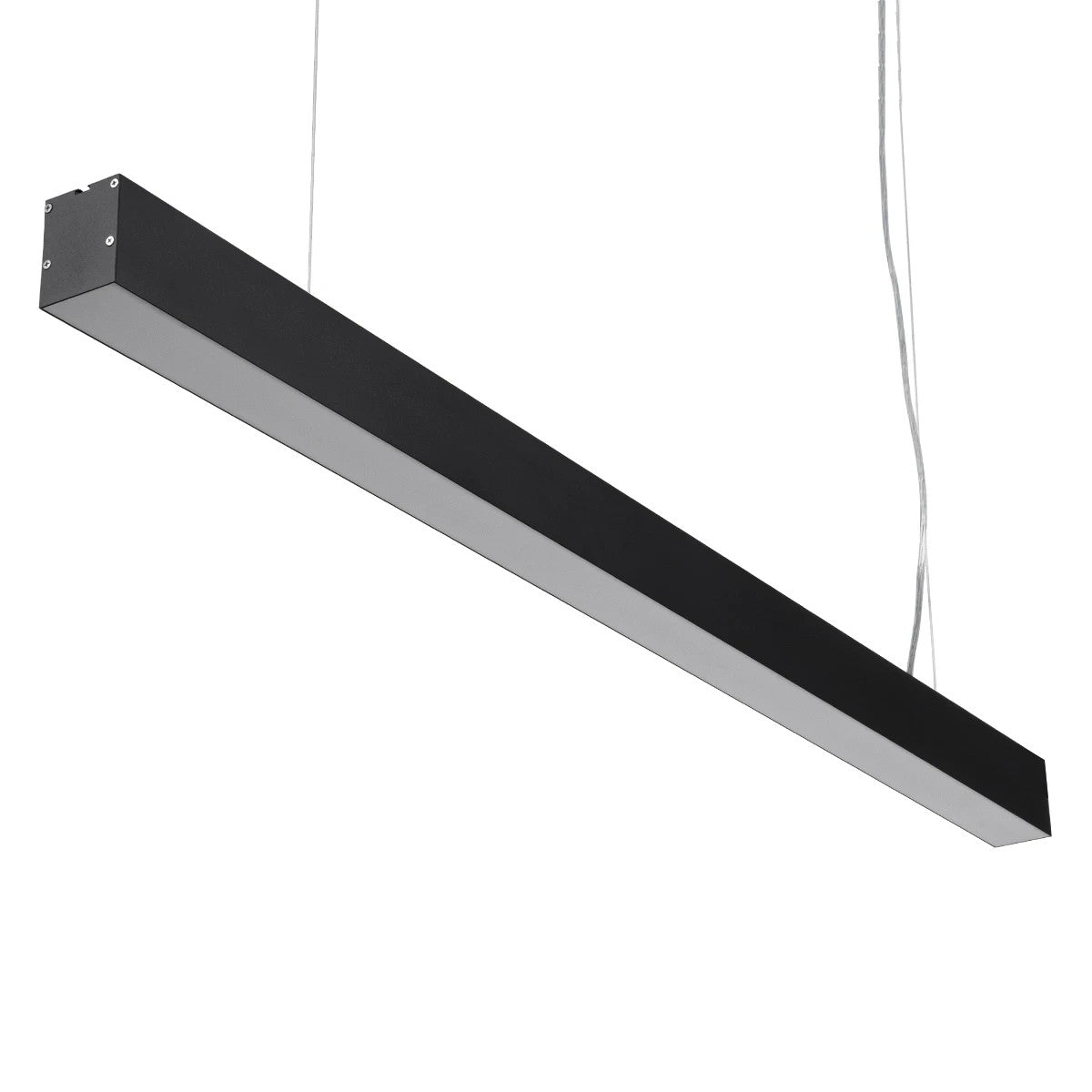kelvo® ORION KLV-101-0362 Κρεμαστό Γραμμικό Φωτιστικό Οροφής LED 72W 7200lm 120° AC 220-240V IP20 Ρυθμιζόμενο Λευκό CCT με Χειριστήριο από 2700K έως 6000K Dimmable - Lumileds SMD Chip - Μαύρο Ματ - Μ120 x Π5 x Υ7.5cm - 3 Χρόνια Εγγύηση