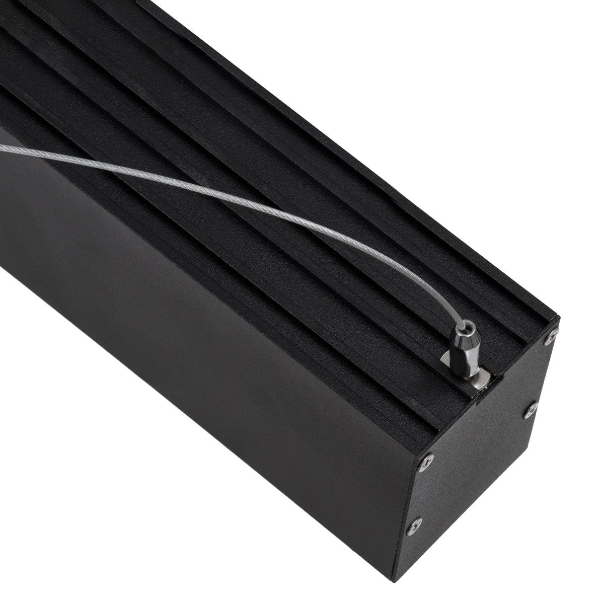 kelvo® ORION KLV-101-0362 Κρεμαστό Γραμμικό Φωτιστικό Οροφής LED 72W 7200lm 120° AC 220-240V IP20 Ρυθμιζόμενο Λευκό CCT με Χειριστήριο από 2700K έως 6000K Dimmable - Lumileds SMD Chip - Μαύρο Ματ - Μ120 x Π5 x Υ7.5cm - 3 Χρόνια Εγγύηση