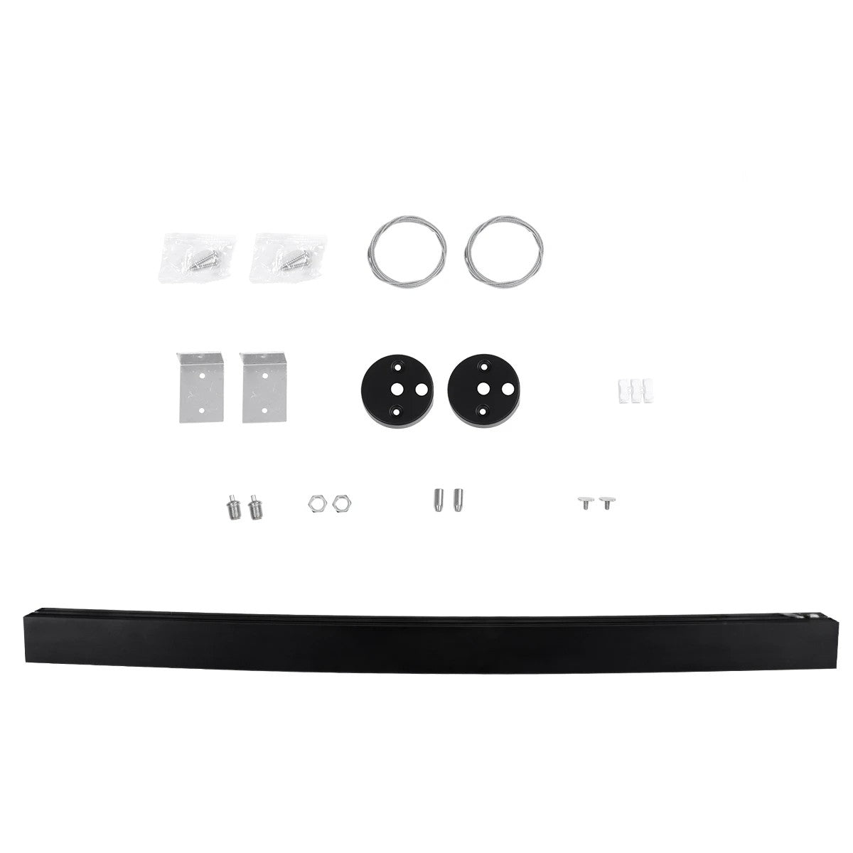 kelvo® ORION KLV-101-0362-V3 Φωτιστικό Τοίχου / Απλίκα LED 72W 7200lm 120° AC 220-240V IP20 Ρυθμιζόμενο Λευκό CCT με Χειριστήριο από 2700K έως 6000K Dimmable - Lumileds SMD Chip - Μαύρο Ματ - Μ120 x Π5 x Υ7.5cm - 3 Χρόνια Εγγύηση