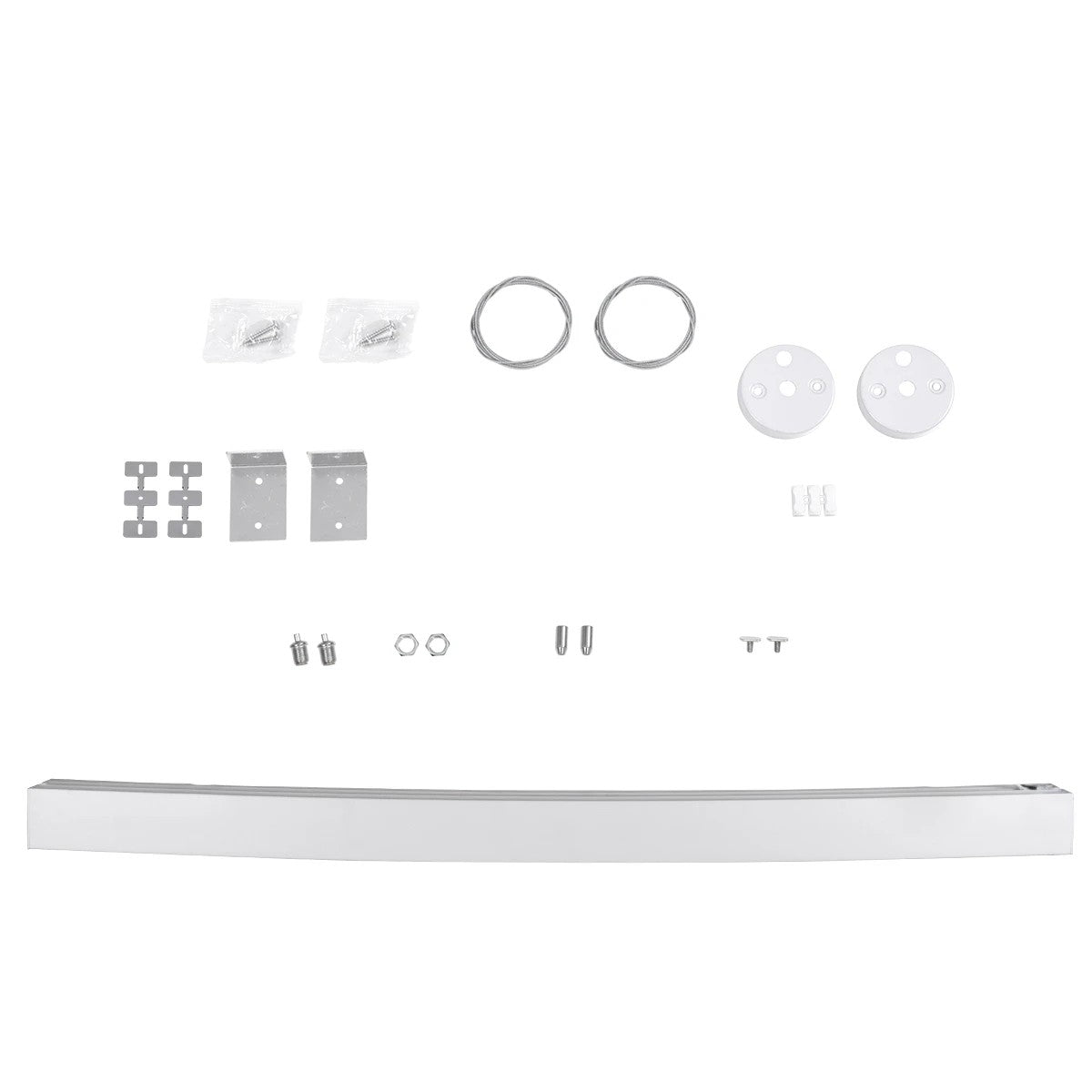 kelvo® ORION KLV-101-0363 Κρεμαστό Γραμμικό Φωτιστικό Οροφής LED 72W 7200lm 120° AC 220-240V IP20 Ρυθμιζόμενο Λευκό CCT με Χειριστήριο από 2700K έως 6000K Dimmable - Lumileds SMD Chip - Λευκό Ματ - Μ120 x Π5 x Υ7.5cm - 3 Χρόνια Εγγύηση