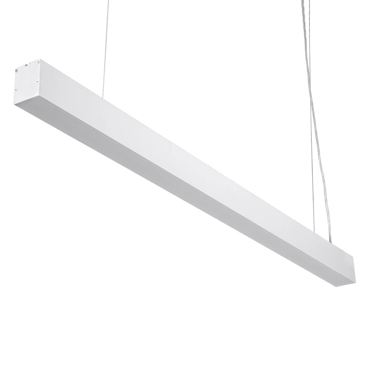 kelvo® ORION KLV-101-0363 Κρεμαστό Γραμμικό Φωτιστικό Οροφής LED 72W 7200lm 120° AC 220-240V IP20 Ρυθμιζόμενο Λευκό CCT με Χειριστήριο από 2700K έως 6000K Dimmable - Lumileds SMD Chip - Λευκό Ματ - Μ120 x Π5 x Υ7.5cm - 3 Χρόνια Εγγύηση