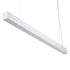 kelvo® ORION KLV-101-0363 Κρεμαστό Γραμμικό Φωτιστικό Οροφής LED 72W 7200lm 120° AC 220-240V IP20 Ρυθμιζόμενο Λευκό CCT με Χειριστήριο από 2700K έως 6000K Dimmable - Lumileds SMD Chip - Λευκό Ματ - Μ120 x Π5 x Υ7.5cm - 3 Χρόνια Εγγύηση