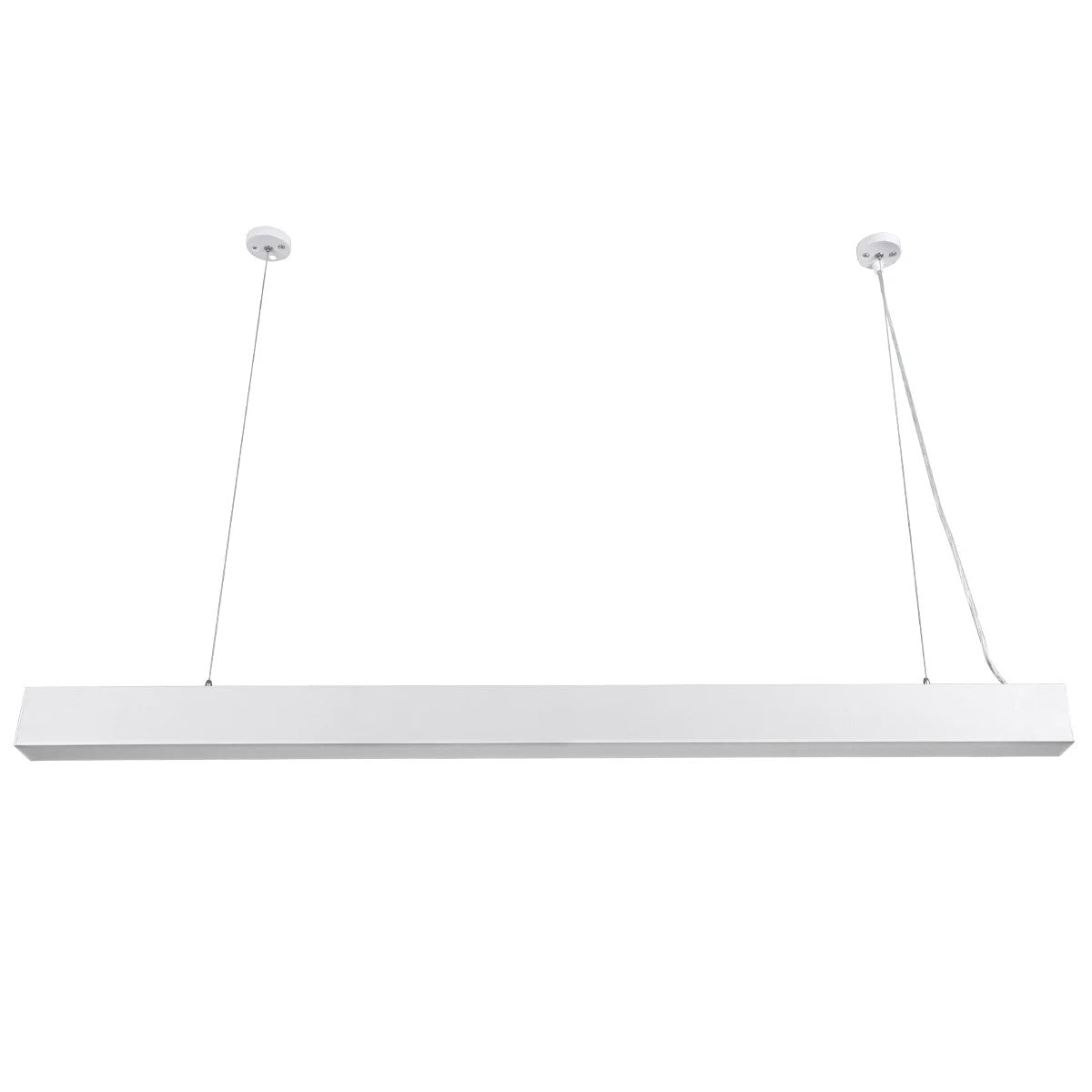 kelvo® ORION KLV-101-0363 Κρεμαστό Γραμμικό Φωτιστικό Οροφής LED 72W 7200lm 120° AC 220-240V IP20 Ρυθμιζόμενο Λευκό CCT με Χειριστήριο από 2700K έως 6000K Dimmable - Lumileds SMD Chip - Λευκό Ματ - Μ120 x Π5 x Υ7.5cm - 3 Χρόνια Εγγύηση