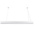 kelvo® ORION KLV-101-0363 Κρεμαστό Γραμμικό Φωτιστικό Οροφής LED 72W 7200lm 120° AC 220-240V IP20 Ρυθμιζόμενο Λευκό CCT με Χειριστήριο από 2700K έως 6000K Dimmable - Lumileds SMD Chip - Λευκό Ματ - Μ120 x Π5 x Υ7.5cm - 3 Χρόνια Εγγύηση