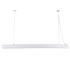 kelvo® ORION KLV-101-0363 Κρεμαστό Γραμμικό Φωτιστικό Οροφής LED 72W 7200lm 120° AC 220-240V IP20 Ρυθμιζόμενο Λευκό CCT με Χειριστήριο από 2700K έως 6000K Dimmable - Lumileds SMD Chip - Λευκό Ματ - Μ120 x Π5 x Υ7.5cm - 3 Χρόνια Εγγύηση