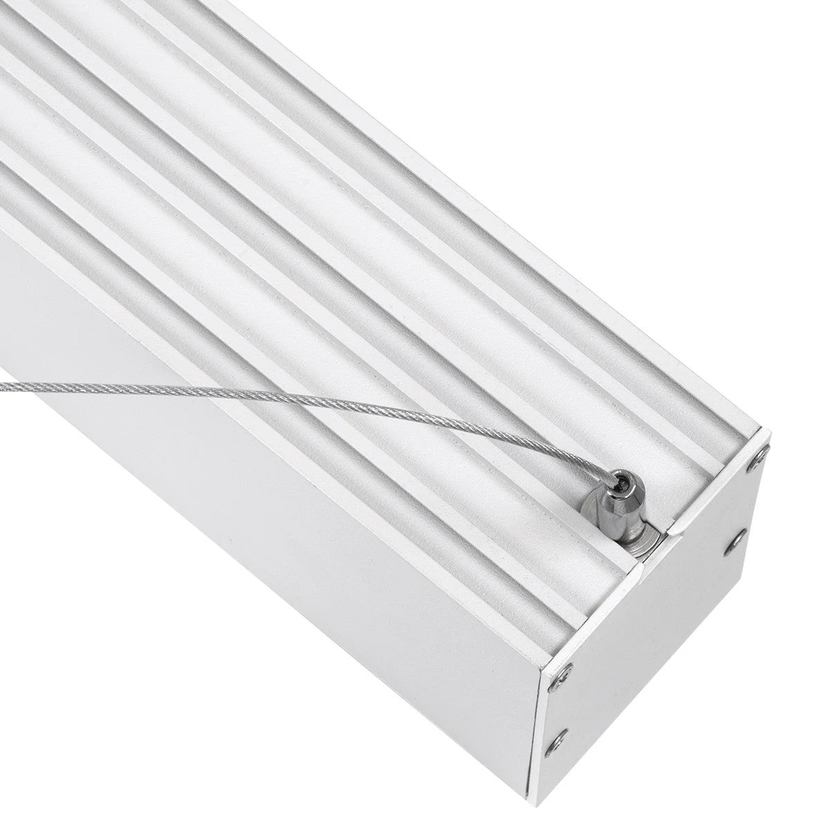 kelvo® ORION KLV-101-0363 Κρεμαστό Γραμμικό Φωτιστικό Οροφής LED 72W 7200lm 120° AC 220-240V IP20 Ρυθμιζόμενο Λευκό CCT με Χειριστήριο από 2700K έως 6000K Dimmable - Lumileds SMD Chip - Λευκό Ματ - Μ120 x Π5 x Υ7.5cm - 3 Χρόνια Εγγύηση